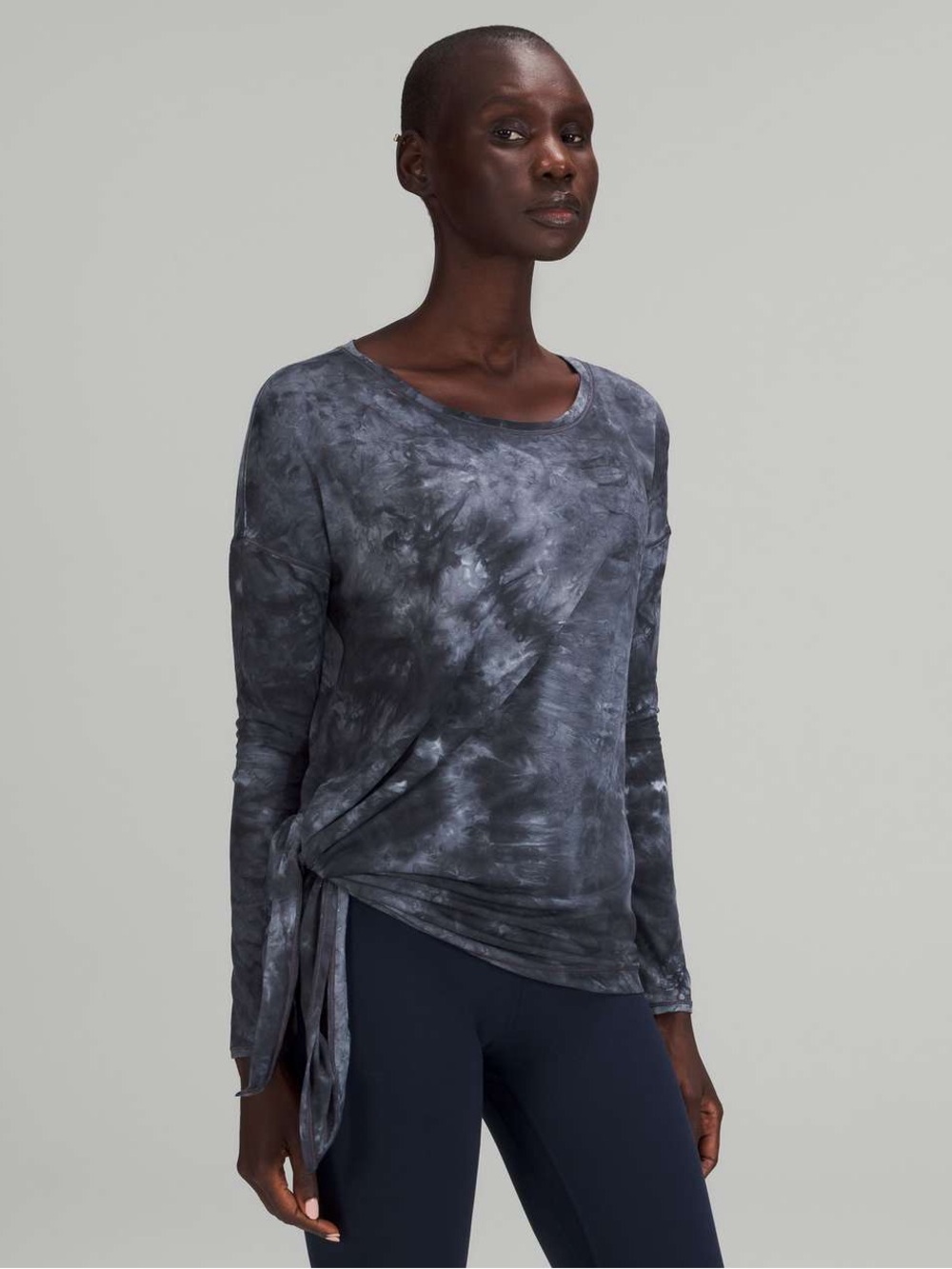 Lululemon To The Point Long Sleeve Tie-Dye Top